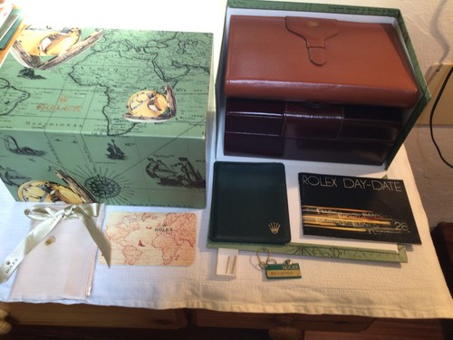 Rolex scatola con corredo - con, per