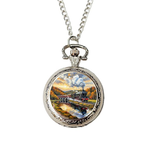 Orologio tasca treno a - treno,