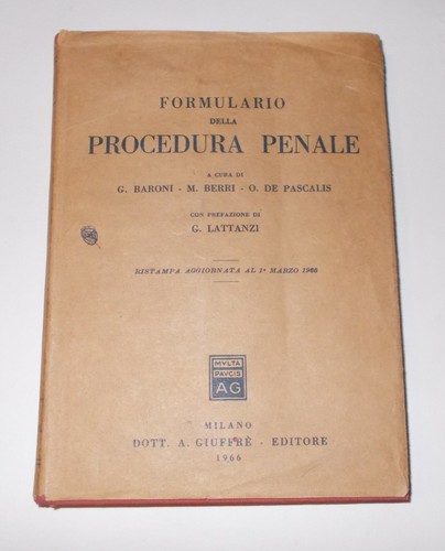 Formulario della procedura - della,