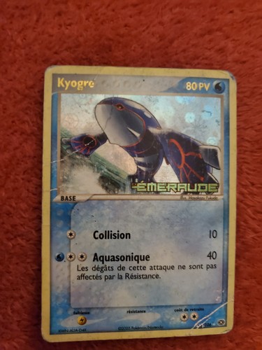 Carte pokémon jcc - holo, kyogre