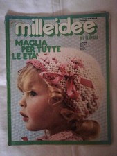 Milleidee N. 1 1979 Rivista Donna Maglia