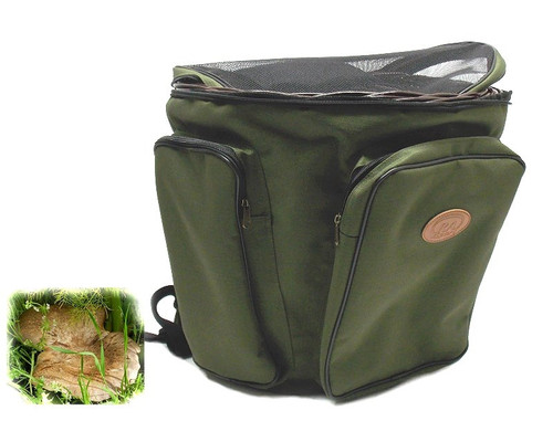 Zaino nylon verde - nylon, per