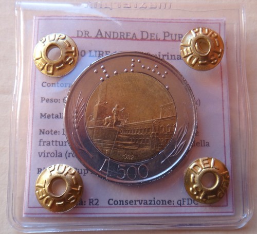 Errore 500 lire 1982 - ,