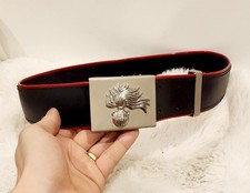 Ceinture en cuir militaire