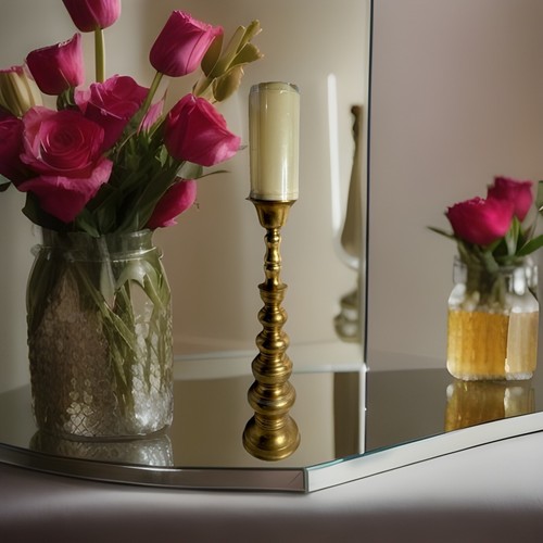 Vintage mcm grande candelabro - vintage,