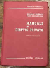 Manuale di diritto privato - A. Torrente P. Schlesinger - Giuffrè - XII ed. 1985