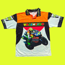 Valentino Rossi The Doctor # 46 90s Vintage Fan Jersey Size S Moto GP