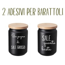 2 adesivi barattoli