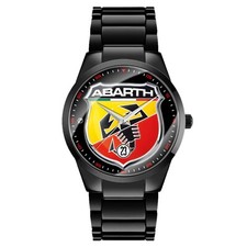 Orologio da polso Uomo Sportivo in Acciaio Nero Lucido Abarth 500 595 695 124 SS