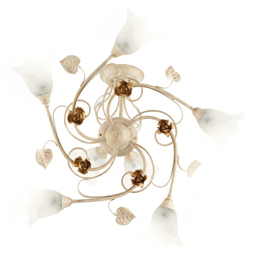 Plafoniera arte povera - povera, cestino