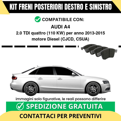 Pastiglie freno posteriori - freno,