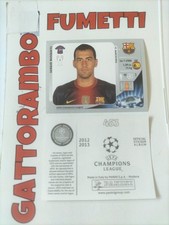 Stickers Figurine Champions N.453 Busquets  Barcellona new- 2012-2013 Panini