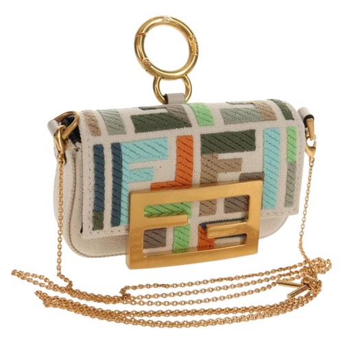 Fendi zucca canvas nano - zucca,