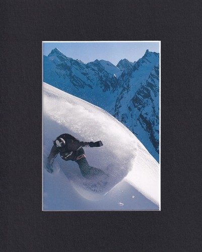 Foto snowboarder snowboard
