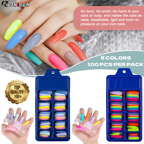 100 pezzi unghie finte