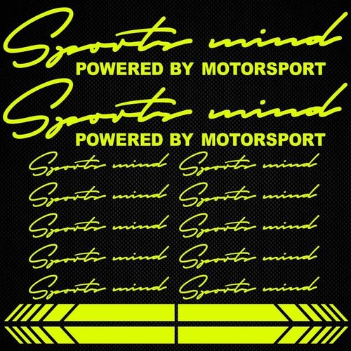 Adesivo sports mind - adesivo,