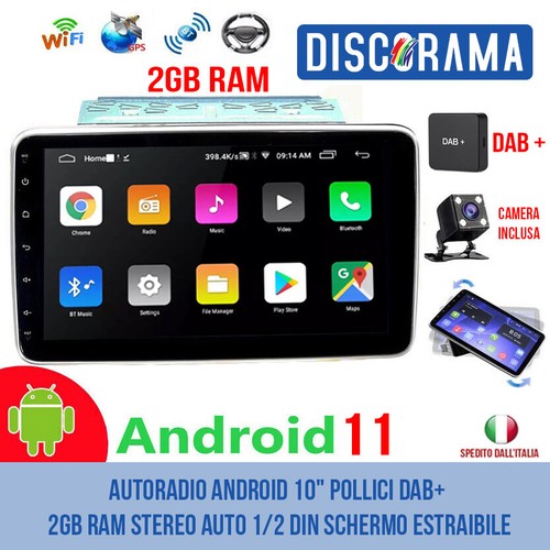 Autoradio android pollici - android, 10"