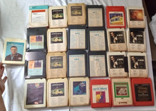 lot of 25 Vintage 8-Track Tape