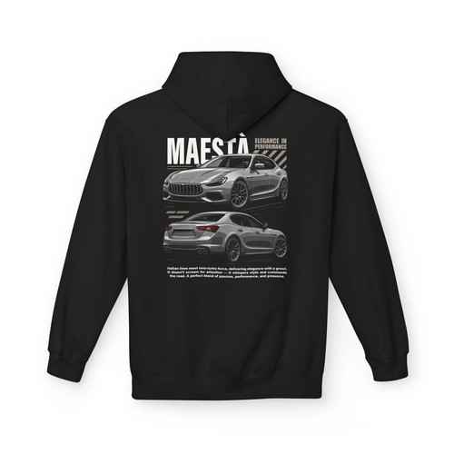 Felpa con cappuccio maserati - con,