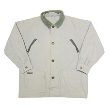 Giacca uomo beige cotone