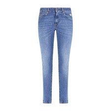 Roy Roger's - Jeans denim medio 5 tasche 517 wash 81 slim fit per uomo