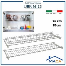 Scola piatti sgocciolatoio raccogligocce pensili 76 86 cm per cucina porta 