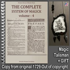 Antique Book Occult Esoteric Complete System of Magick Witchcraft Grimoire Black