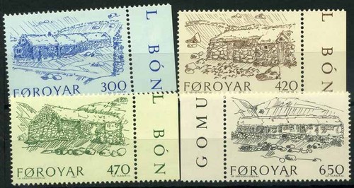 Isole faroe 1987 145 - faroe, 145-148