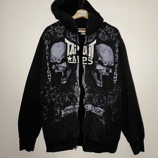 Felpa con cappuccio zip Y2K