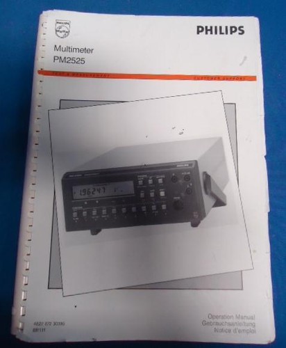 Multimetro philips pm2525 - multimetro, test