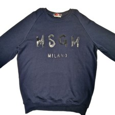 Msgm milano felpa logo - logo, uomo
