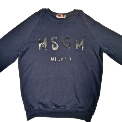 Msgm milano felpa logo uomo - felpa, m