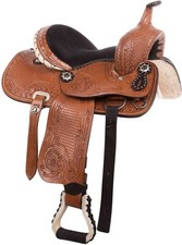 Sella Western in pelle con