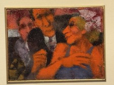 REMO SQUILLANTINI - OLIO SU CARTONE TELATO 18x24 AUTENTICA SU FOTO