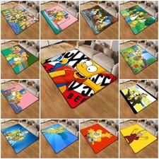 Tappeto antiscivolo 3D I Simpson soggiorno camera da letto tappetino zerbino regalo