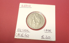 Albania moneta 1/2 lek 1926 R