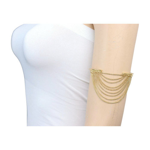Bracciale donna catena metallo