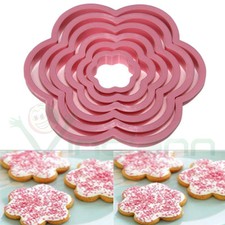 6 stampini fiore formine