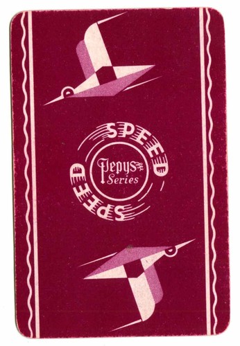 1948 pepys speed card - 1948,