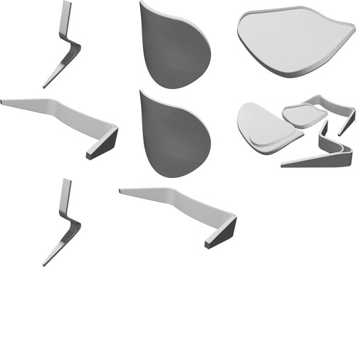 Sedia shell hans - hans, wegner