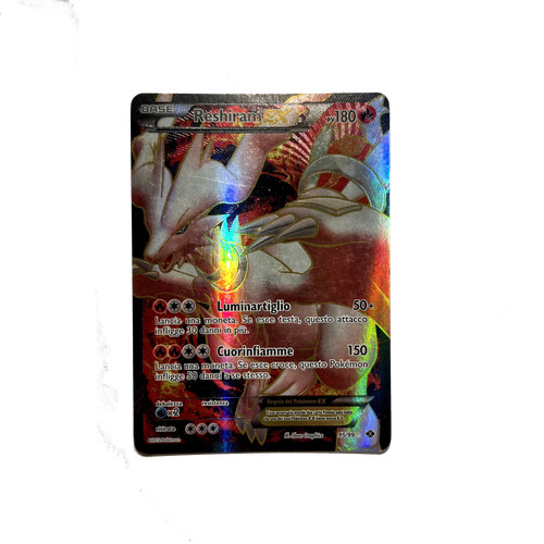 Carta pokemon reshiram full - reshiram, ex