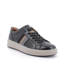 Sneakers IGI&CO scarpa sportiva da uomo MADE IN ITALY in pelle/vitello rag nero