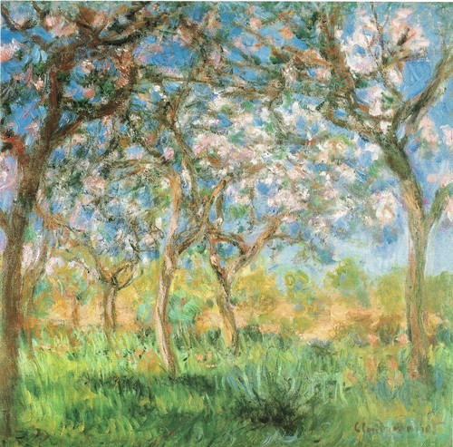 Monet primavera a1 a4 - monet, a1-a4