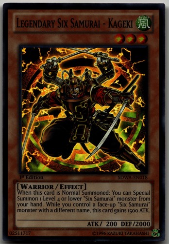 Legendary six samurai - legendary,