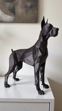 Scultura di Alano Low Poly in