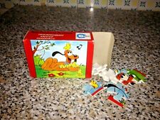 MINI PUZZLE TRIDIMENSIONALE DISNEY GIOCAS MONDADORI GIOCHI ANNI 70 COMPLETO NEW