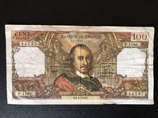 banconota 100 Franchi francesi 1978