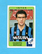 PANINI CALCIATORI 1984-85-Figurina n. 117- BERGOMI -INTER-NEW VELINA