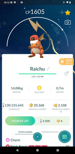Pokémon shiny raichu - --,