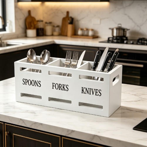 Porta posate legno per - in,